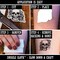 Three Crosses Temporary Tattoo Water Resistant Fake Body Art Set Collection